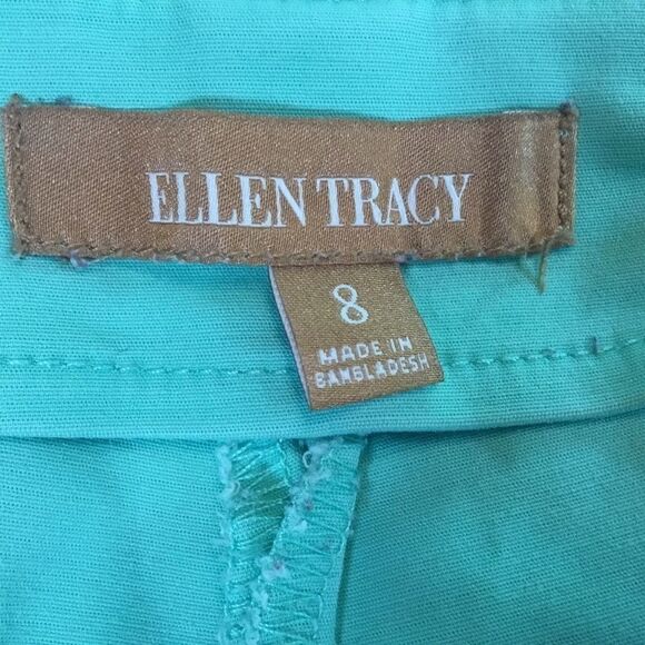 Ellen Tracy Brand Soft Green Women’s Slacks Sz. 8 - Picture 9 of 9